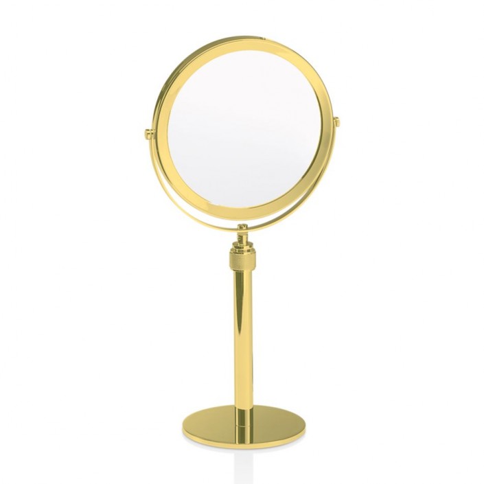 Miroir grossissant x 5 OR mat Mikado de Decor Walther