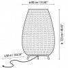 Schéma de la lampe extérieur Amphora 02 de la marque BOVER - à acheter chez Valente Design