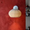 Vue de face de l'applique BOVER blanche Garota A 01 à acheter chez Valente Design
