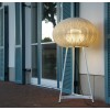 Lampadaire pour extérieur blanc Garota P 01 BOVER chez Valente Design