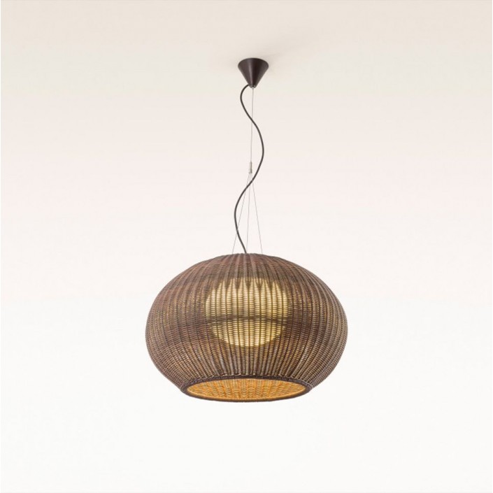 Suspension GAROTA S 02 vue d'ensemble version marron BOVER - Valente Design