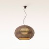 Suspension GAROTA S 02 vue d'ensemble version marron BOVER - Valente Design