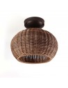Plafonnier pour éclairage extérieur Garota PF 01 de couleur marron pour la marque Bover chez Valente Design