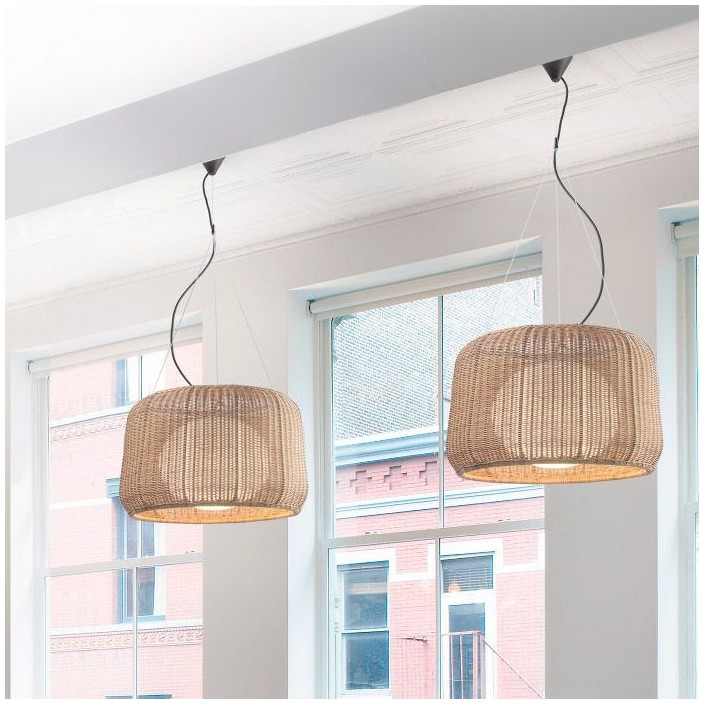 Suspension FORA 90 beige marque Bover - Valente Design