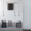 Suspension Aplomp outdoor gris clair mise en situation FOSCARINI - Valente design