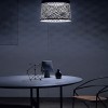 Suspension TWIGGY GRID greige mise en scène Foscarini