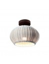 Plafonnier d'extérieur Garota PF 01 version blanc ivoire de la marque Bover chez Valente Design