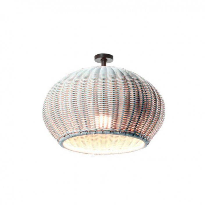 Plafonnier Garota PF 01 de couleur blanc ivoire outdoor BOVER - Valente Design