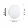 Applique Mini Glo-Ball C/W Miroir par le fabricant de luminaires haut de gamme Flos - Valente Design