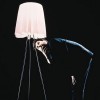Lampadaire Rosy Angelis abat-jour en tissu de flos  mise en situation - Valente Design