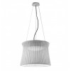 Vue détourée suspension blanc ivoire SYRA 90 Outdoor de BOVER - Valente Design