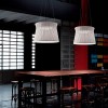 mise en scène suspension blanc ivoire SYRA 90 Outdoor de BOVER - Valente Design