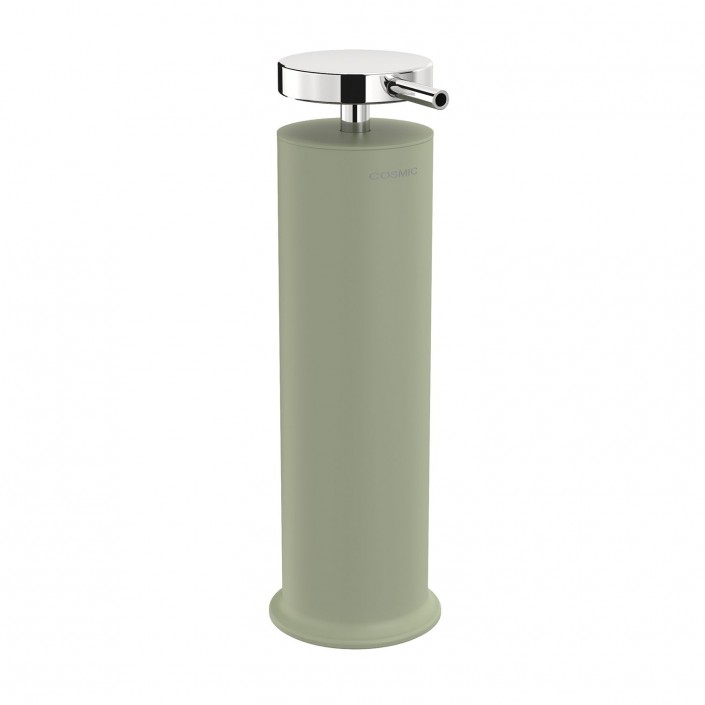 Distributeur de savon vert sauge liquide GEYSER de COSMIC - Valente Design
