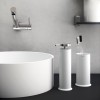 Verre porte brosse noir à dent GEYSER de COSMIC - Valente Design