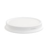 Assiette porte savon blanc GEYSER de COSMIC - Valente Design