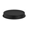 Assiette porte savon noir GEYSER de COSMIC - Valente Design