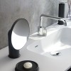 mise en scène assiette porte savon noir GEYSER de COSMIC - Valente Design