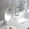 mise en scène assiette porte savon blanc GEYSER de COSMIC - Valente Design