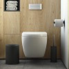 mise en scène Porte rouleaux noir sans couvercle GEYSER  pour COSMIC - Valente Design