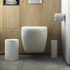 mise en scène Porte rouleaux blanc  sans couvercle GEYSER  pour COSMIC - Valente Design
