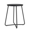Tabouret noir GEYSER de la marque COSMIC - Valente Design
