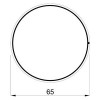 schéma ROUND MEDIUM FLOS luminaire ARRANGEMENT 124W - Valente Design