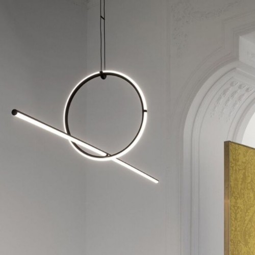 Mise en scène  luminaire linéaire 50W ARRANGEMENT FLOS - Valente Design