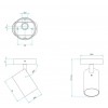 Spot Aqua single plan  Astro LIghting - Valente Design