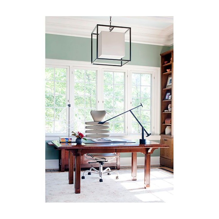 Lampe de table Tizio noir  35 mise en scène bureau Artemide - Valente Design