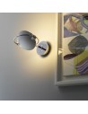 Applique Nobi 3023 en nickel satiné Fontana Arte - Valente Design