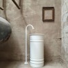 Vasque colonne blanche Vieques de la marque Agape - Valente Design