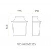 Applique murale noir Richmond 285 Astro Lighting - Valente Design