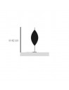 Plan et schéma Lampe à poser POSKRISI T 10 Malagolina Catellani&smith - Valente Design