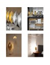 Mise en scène Lampe à poser POSTKRISI T 10 Malagolina OR et ARGENT Catellani&smith - Valente Design