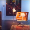 Lampadaire Melampo Floor gris abat-jour gris Artemide - Valente Design - dans salon