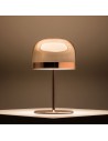 Lampe de table Equatore couleur cuivre éclairée Fontana Arte - Valente Design