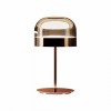Lampe de table Equatore couleur cuivre en situation Fontana Arte - Valente Design