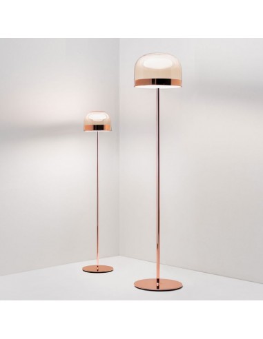 Lampe Equatore couleur cuivre Fontana Arte petit et grand modèles - Valente Design