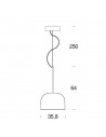 Suspension Equatore dimensions Fontana Arte - Valente Design