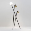 Vue d\'ensemble lampadaire Tripod de fontana arte - Valente Design