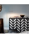 Lampadaire Lola F Catellani & Smith mise en scène salon - Valente Design