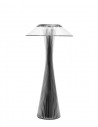 Lampe sans fil Space de kartell titane vue de face - Valente Design