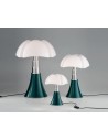 Lampe de table Pipistrello vert agave - Martinelli Luce Valente Design Gae Aulenti 3 tailles