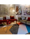 Salon avec le lampadaire Planet hauteur de 130cm de la marque KARTELL - Valente Design