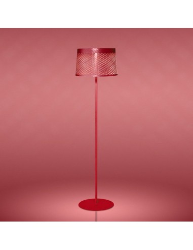 Lampadaire Twiggy Grid Lettura rouge - Valente Design