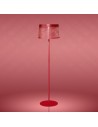 Lampadaire Twiggy Grid Lettura rouge - Valente Design