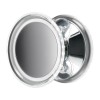 Miroir rond grossissant éclairant avec ventouses BS 18 TOUCH détail - Décor Walther - Valente Design