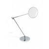 Miroir rond grossissant orientable sur pied SPT 70 chromé vue de face - Décor Walther - Valente Design