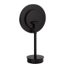Miroir rond grossissant éclairant sur pied motion sensor JUST LOOK SR noir mat de dos - Décor Walther - Valente Design
