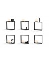 Lampe de table Gaku Wireless noir tous les accessoires - Flos - Valente Design
